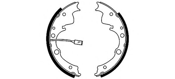 Тормозные колодки HELLA 8DB 355 001-971