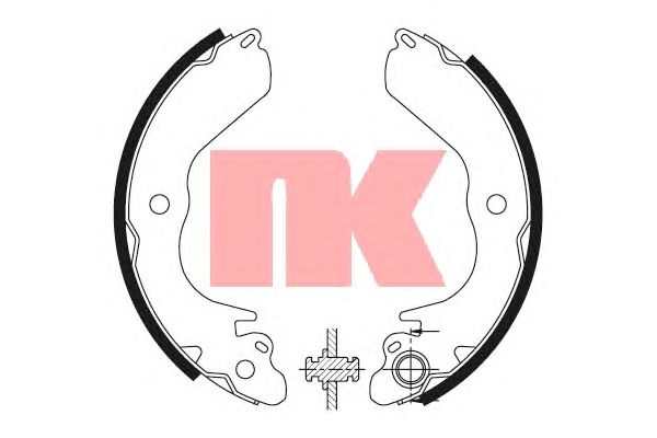 Тормозные колодки NK 2730533