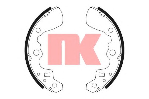 Тормозные колодки NK 2752550