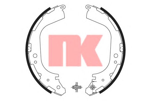 Тормозные колодки NK 2722564
