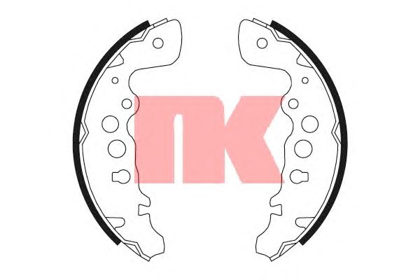 Тормозные колодки NK 2752608