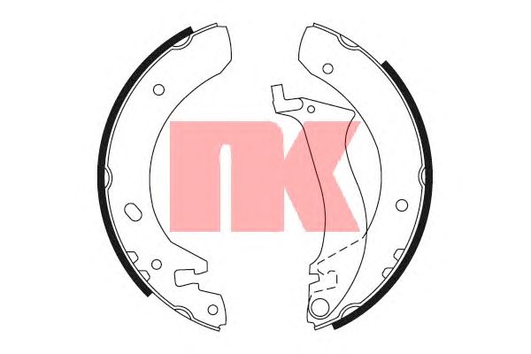 Тормозные колодки NK 2740634