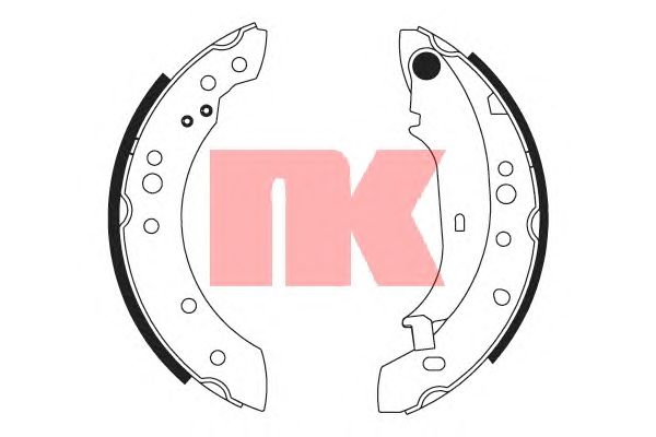 Тормозные колодки NK 2739760