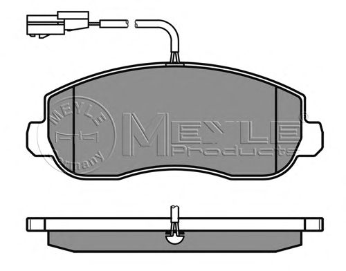 Тормозные колодки MEYLE 025 251 4718/W