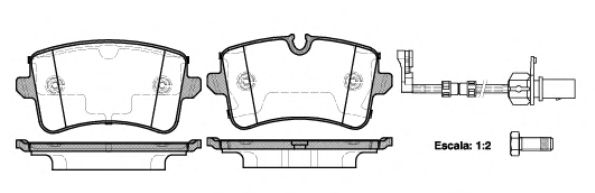 Тормозные колодки REMSA 1343.20