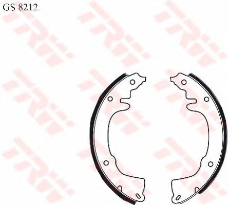 Тормозные колодки TRW GS8212