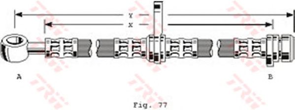 Тормозной шланг TRW PHD100