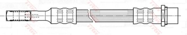 Тормозной шланг TRW PHD471