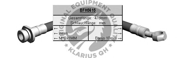 Тормозной шланг QH International BFH5615