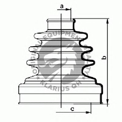 Комплект пыльника ШРУСа QH International QJB1016