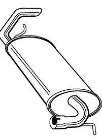 Глушитель WALKER 22664