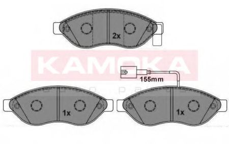Гальмівні колодки KAMOKA JQ101100