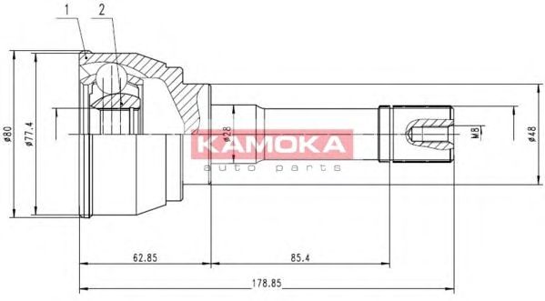 Комплект ШРКШ KAMOKA 7142