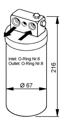 Осушитель кондиционера NRF 33104