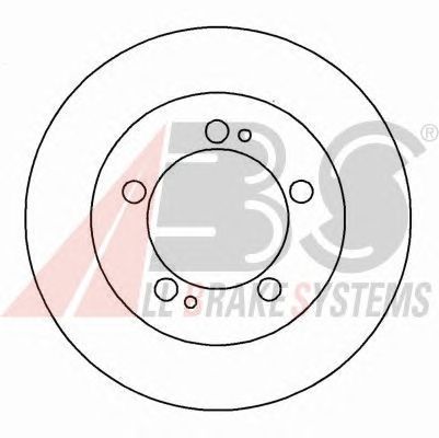 Тормозной диск A.B.S. 16207