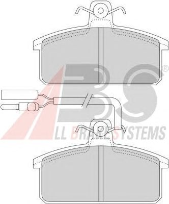 Тормозные колодки A.B.S. 36146/1