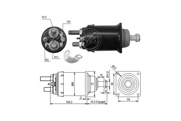 Втягивающее реле ERA ZM835