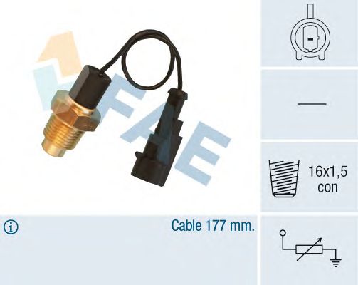 Датчик температури охолоджуючої рідини FAE 32610