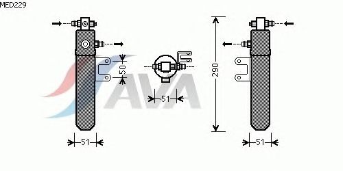 Осушитель кондиционера AVA QUALITY COOLING MED229