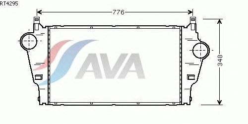 Интеркулер AVA QUALITY COOLING RT4295