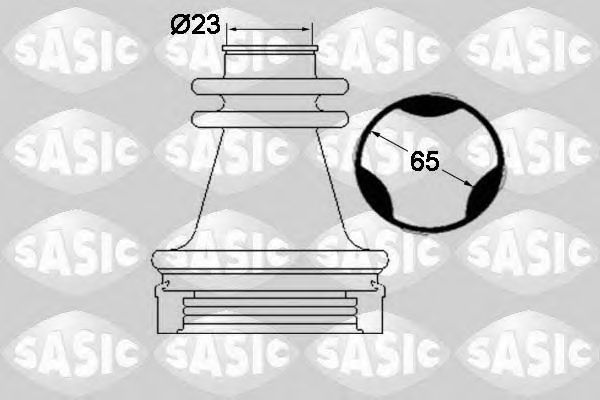 Комплект пыльника ШРУСа SASIC 1904035