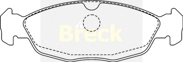Тормозные колодки BRECK 20547 00 702 00