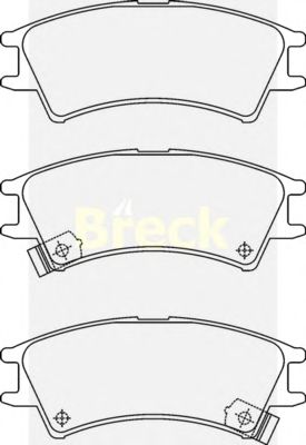 Тормозные колодки BRECK 23238 00 702 10