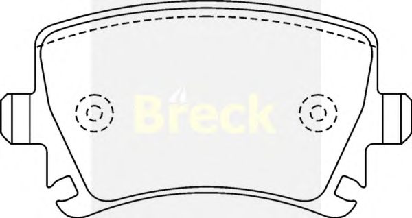 Тормозные колодки BRECK 23914 00 704 00