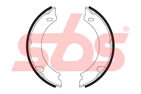 Тормозные колодки ручника sbs 18492748538