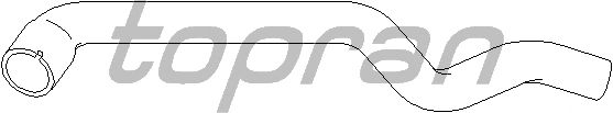 Шланг радиатора TOPRAN 207 794