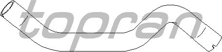 Шланг радиатора TOPRAN 207 786