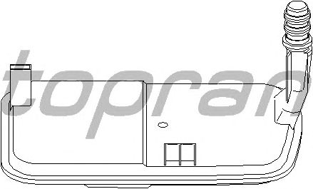 Фильтр АКПП TOPRAN 500 650