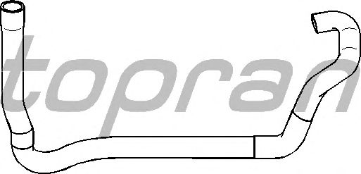 Шланг радиатора TOPRAN 721 432