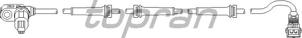 Датчик вращения колеса TOPRAN 721 607