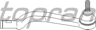 Наконечник рулевой тяги TOPRAN 700 540