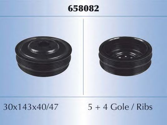 Шкив коленвала MALO 658082