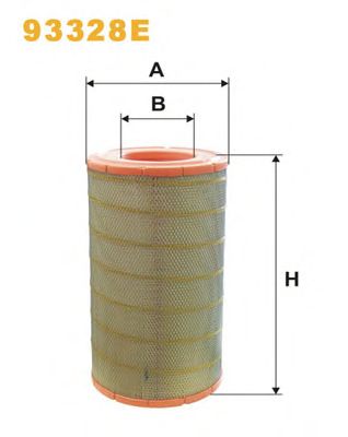 Повітряний фільтр WIX FILTERS 93328E