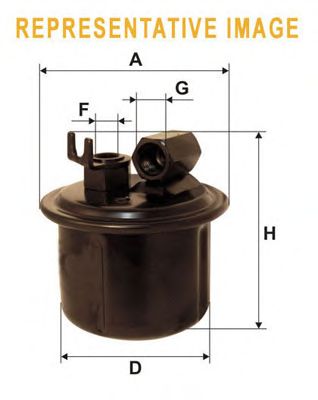 Топливный фильтр WIX FILTERS WF8074