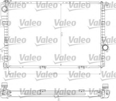 Радиатор, охлаждение двигателя VALEO 734277