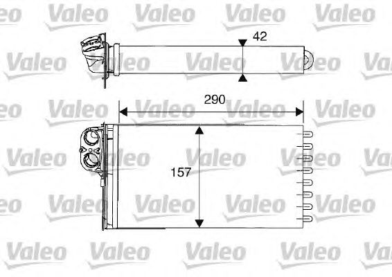 Радіатор опалення VALEO 812212
