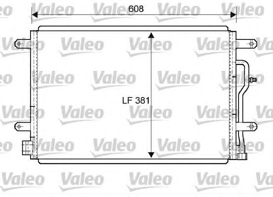 Радиатор кондиционера VALEO 818190
