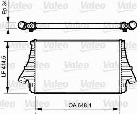 Интеркулер VALEO 818818