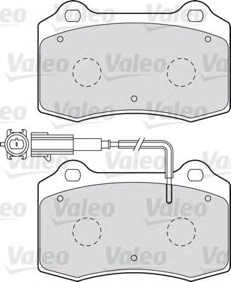 Тормозные колодки VALEO 598466