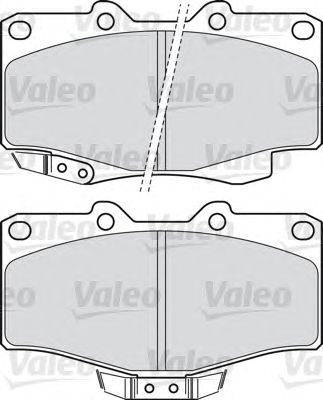 Тормозные колодки VALEO 598897