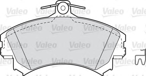 Тормозные колодки VALEO 598493