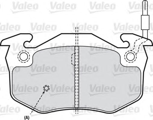 Тормозные колодки VALEO 598080
