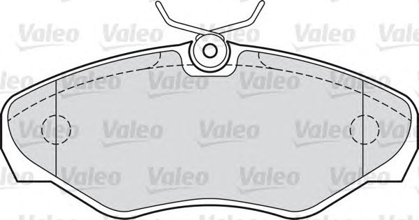 Тормозные колодки VALEO 598545