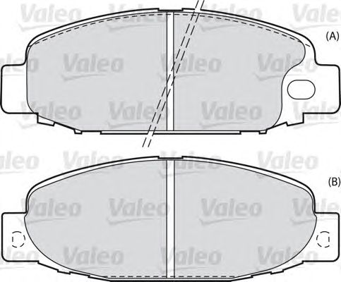 Тормозные колодки VALEO 598588