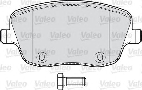 Тормозные колодки VALEO 598720