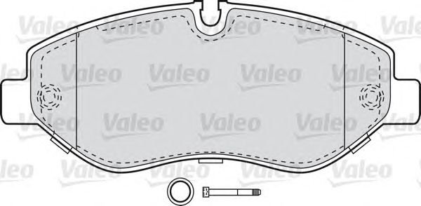 Тормозные колодки VALEO 598882